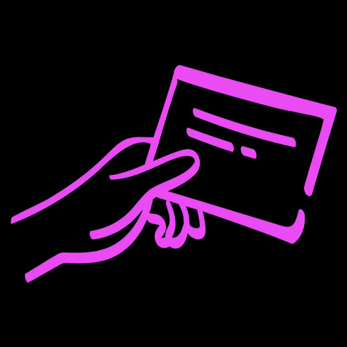 Hand holding a Lorals-size wrapper, labeled “Spontaneous Fun” — showing how Lorals for Protection are individually wrapped for on-the-go oral sex safety and STI prevention