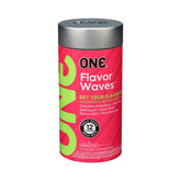 One Flavor Waves Flavored Condoms (12-Pack) - Sexology
