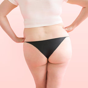 The backside of a woman wearing Lorals for Pleasure Bikini panties |Bikini